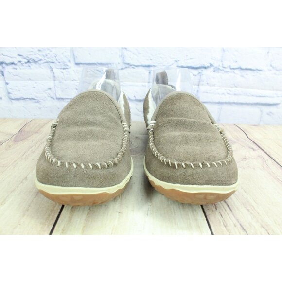 LL Bean Mountain Slippers Moccasin Dark Cement Size 7 M - Picture 3 of 9